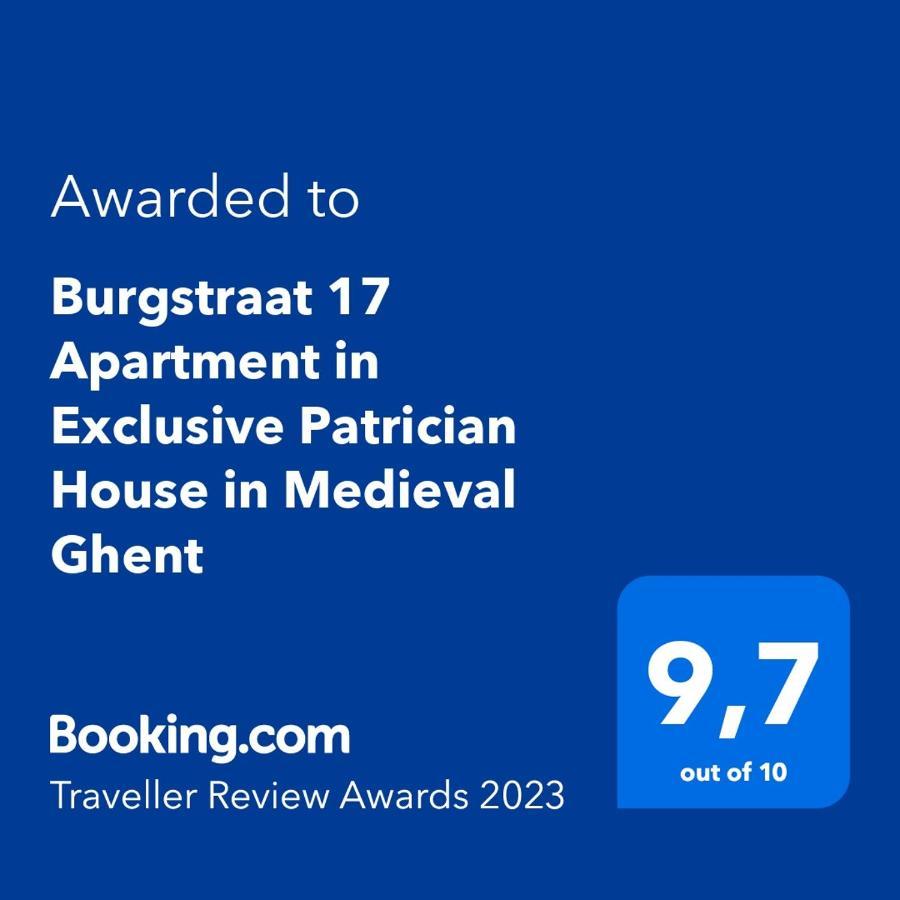 Burgstraat 17 Apartment In Exclusive Patrician House In Medieval Ghent Luaran gambar